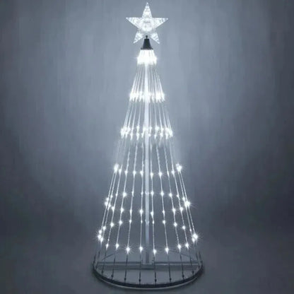 Arbol Conico Luces Navideno Armable210cm (FB)