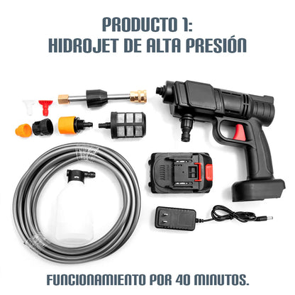 AutoLimp Combo 3 en 1 Profesional [Hidrolavadora + Aspiradora + Regalo🎁]