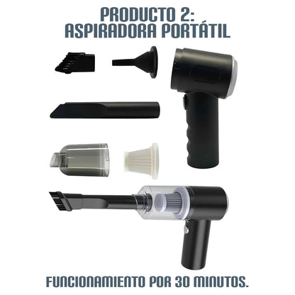 AutoLimp Combo 3 en 1 Profesional [Hidrolavadora + Aspiradora + Regalo🎁]