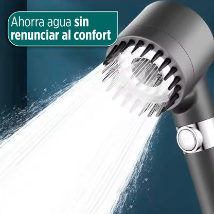 HidraSpa Max - Transforma tu ducha en un SPA de lujo: alta presión, agua purificada, 3 modos de chorro