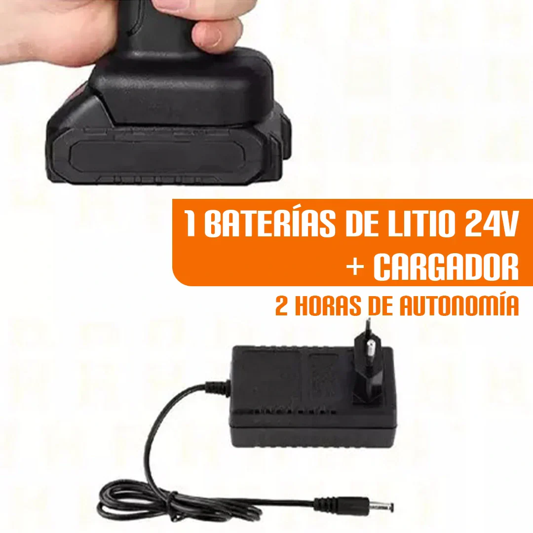 Mini motosierra eléctrica podadora 24W - MiniCortaMax [Incluye batería]