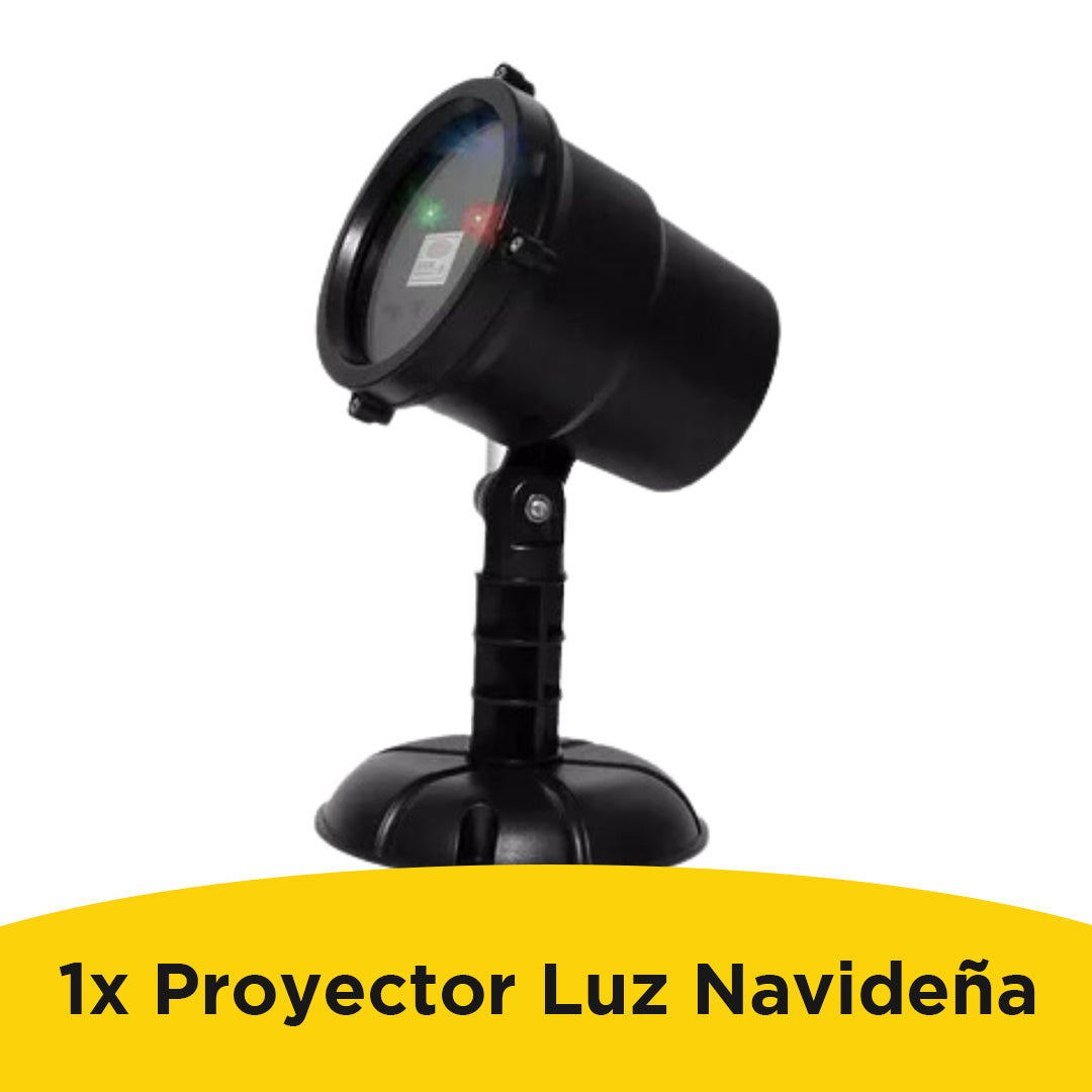 Luz Navideña Automática - Proyector De Luces [Incluye Control Remoto]