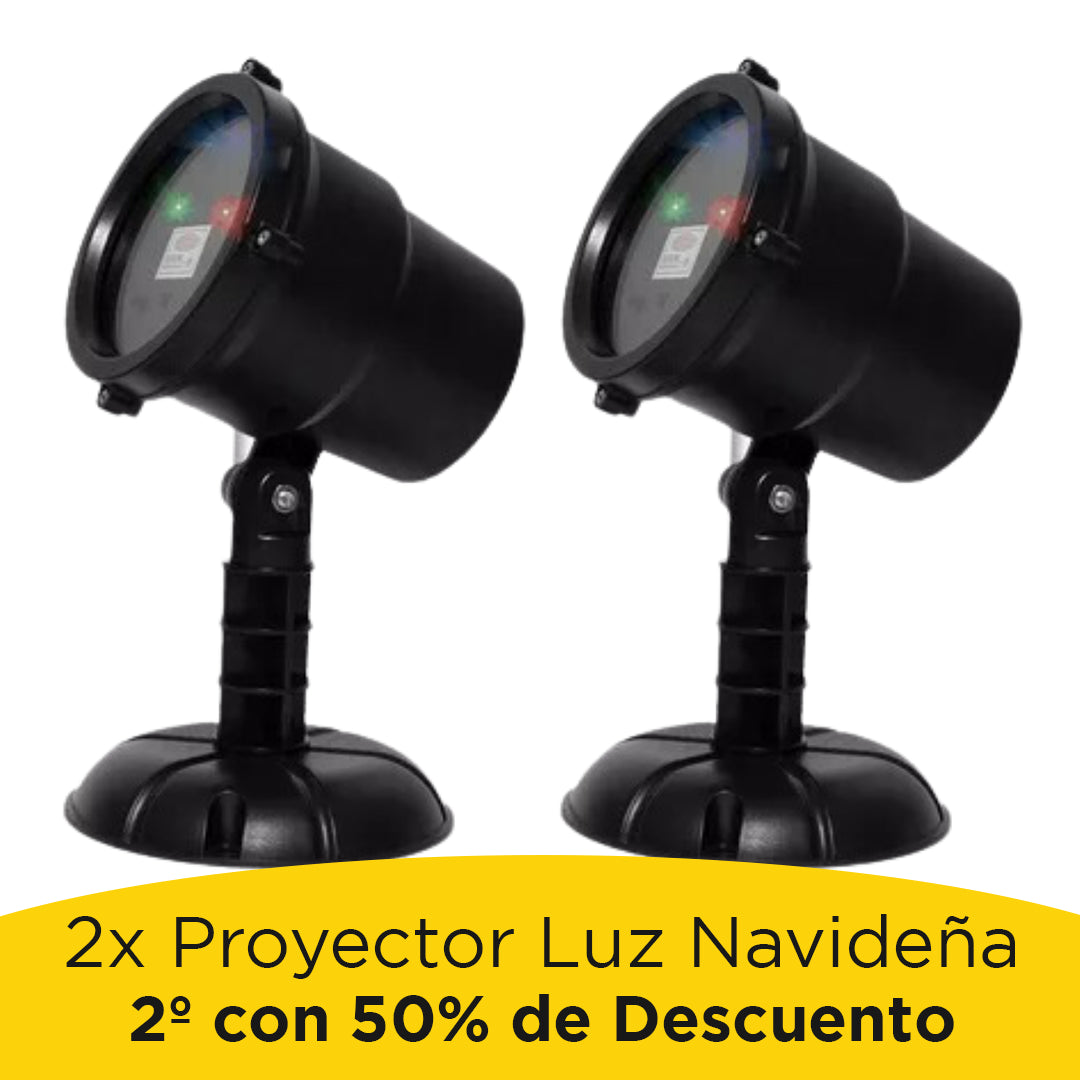 Proyector De Luces Automático - Luz Navideña [Incluye control remoto]