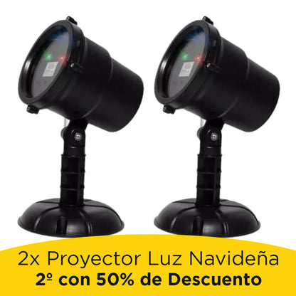 Luz Navideña Automática - Proyector De Luces [Incluye Control Remoto]