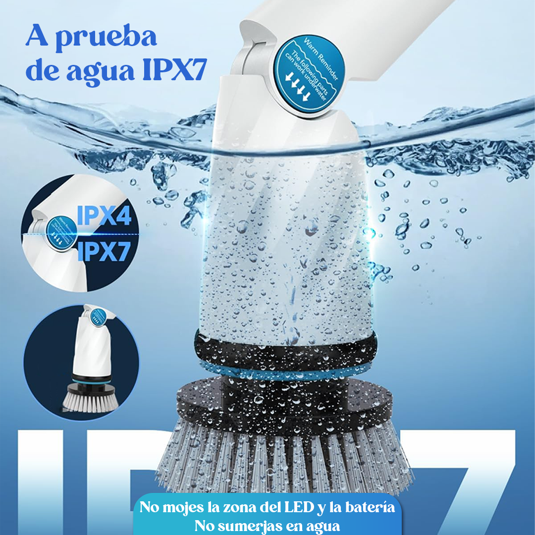 Tornado Clean - Cepillo Eléctrico 7 en 1 [Soporte de pared de regalo]