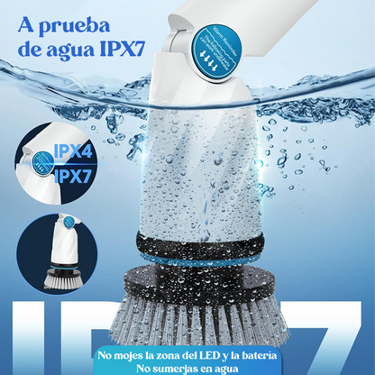 Tornado Clean - Cepillo Eléctrico 7 en 1 [Soporte de pared de regalo]