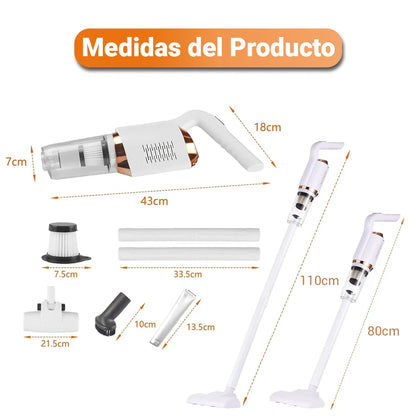 Aspiradora Portátil Inalámbrica 3 en 1 - TriLimpio [Paga 1 y obtén 3 puntas de regalo]